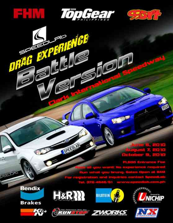 SpeedLab 2010 Drag Experience Battle Version image