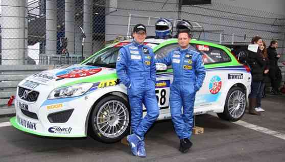 HEICO Volvo C30 jumps to victory at the Nurburgring 24 Hour Race image