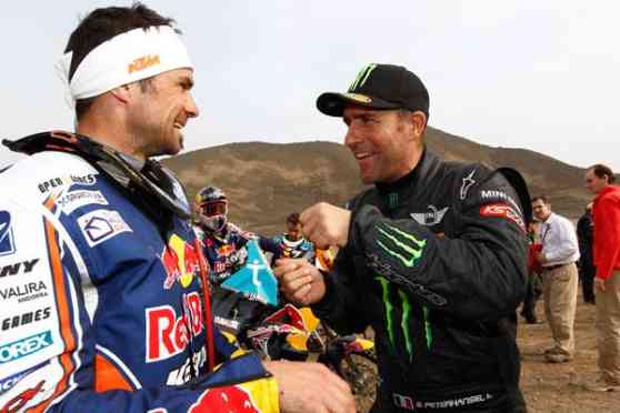 Despres and Peterhansel Grab Dakar Championship image