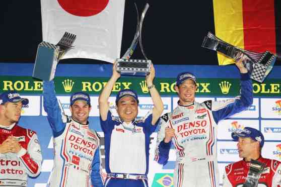 Toyota Racing celebrates flag-to-flag victory in Brazil image