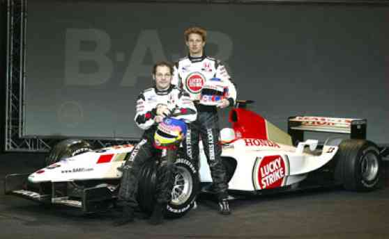 Lucky Strike BAR Honda launch 2003 Challenger in Barcelona image