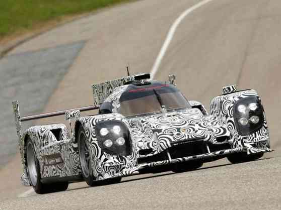 New Porsche LMP1 sports prototype rolls out image