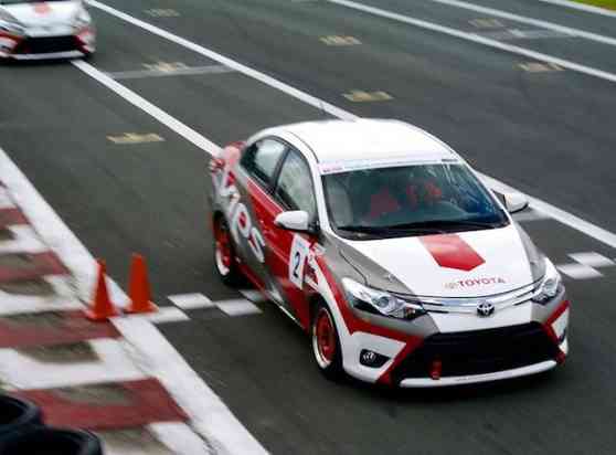 Testing the 2013 Toyota Vios Cup Race Car image