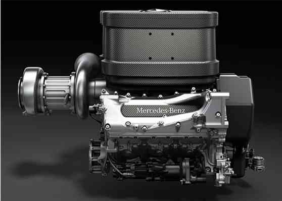 Mercedes reveals 2014 Formula 1 engine image