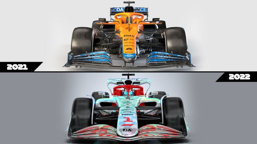 This is the 2022 Formula 1 racecar image
