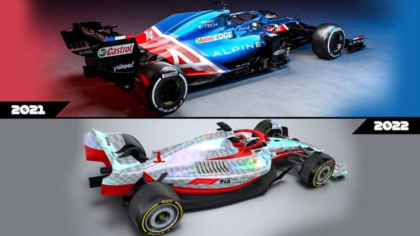 This is the 2022 Formula 1 racecar image