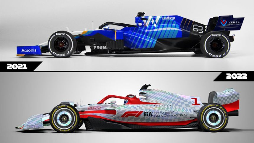 This is the 2022 Formula 1 racecar image