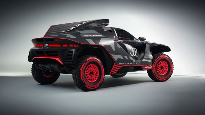 680 HP RS Q e-tron is Audi crazy electric Dakar racer image