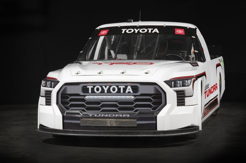 Toyota turns the new Tundra into a NASCAR racer image