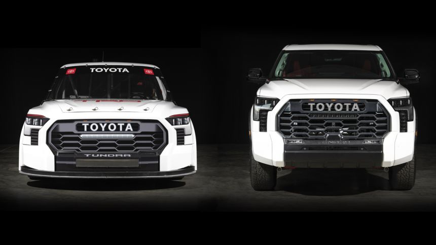 Toyota turns the new Tundra into a NASCAR racer image