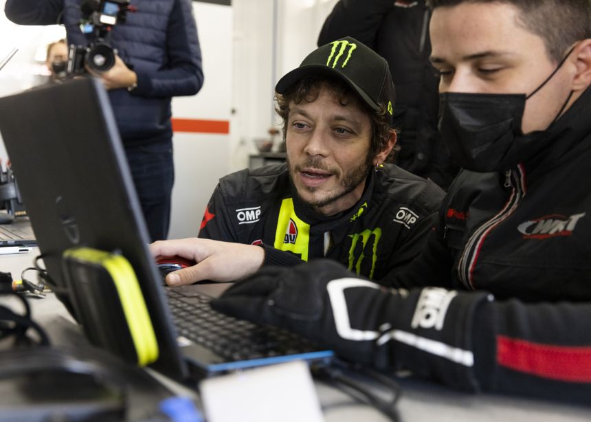 Valentino Rossi trades bike for R8 LMS GT3 racer image