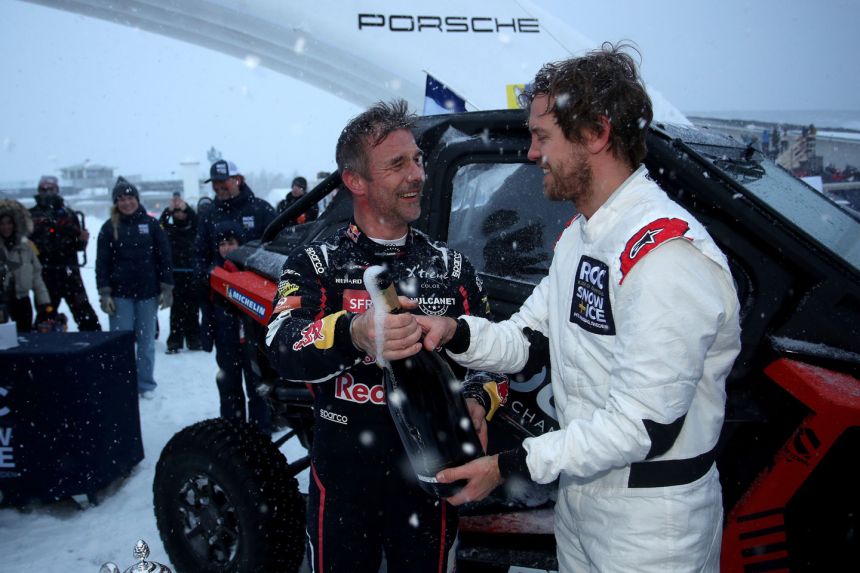 Seb Loeb beats Seb Vettel at 2022 Race of Champions image