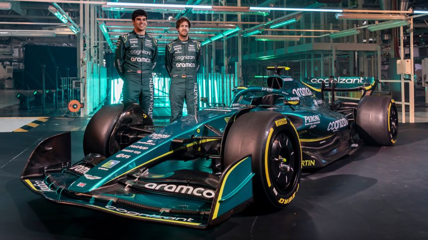 Aston Martin&rsquo;s 2022 F1 car looks different from the competition image