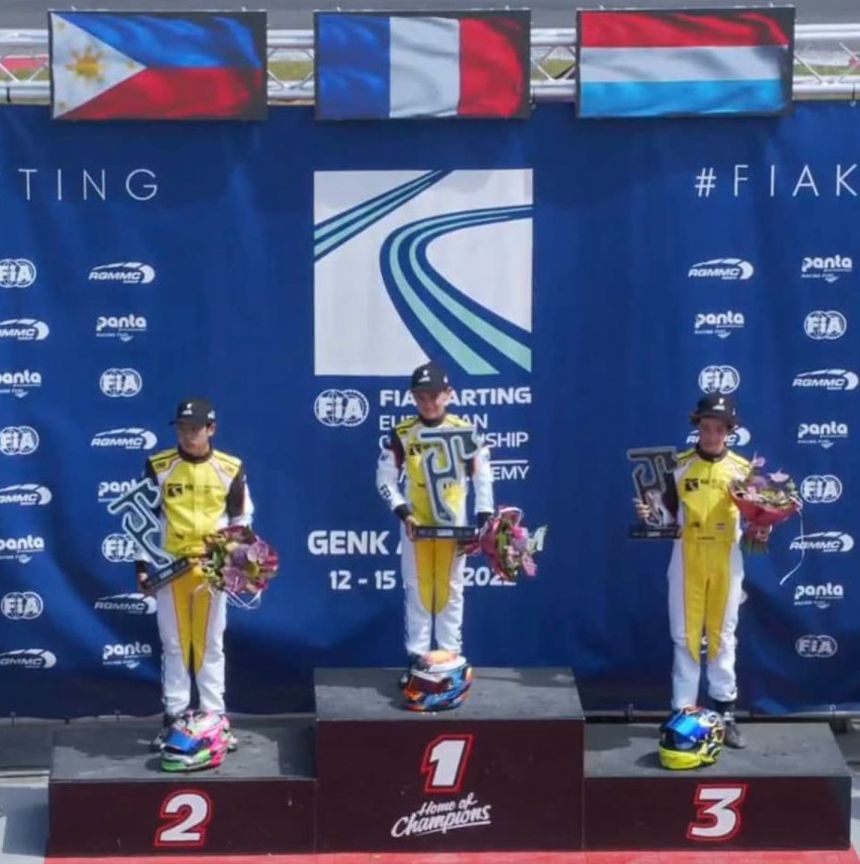 William Go scores podium in FIA Karting Academy Trophy image