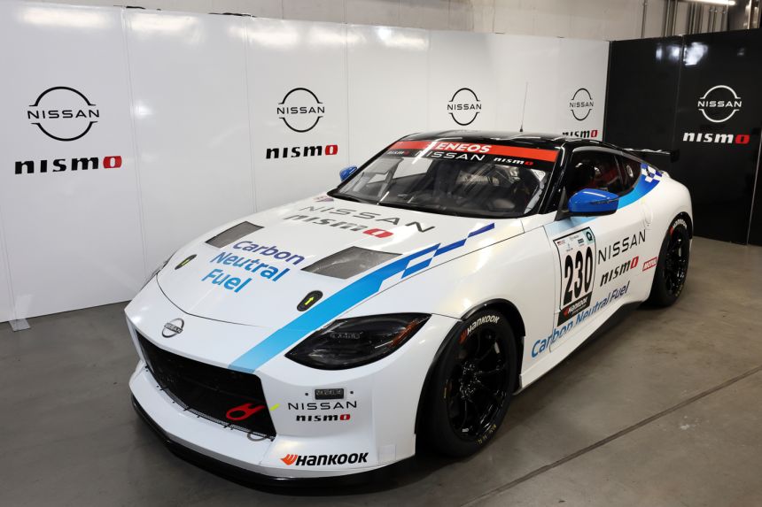 This Nissan Z Racing Concept runs on zero-carbon fuel image