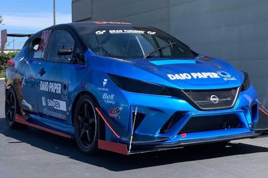 Look! Samurai Speed&rsquo;s Nissan LEAF entry for Pikes Peak image