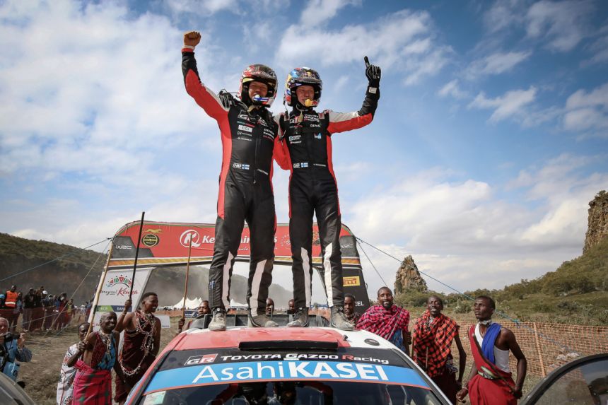 Toyota repeats 1-2-3-4 Safari Rally victory after 29 years image