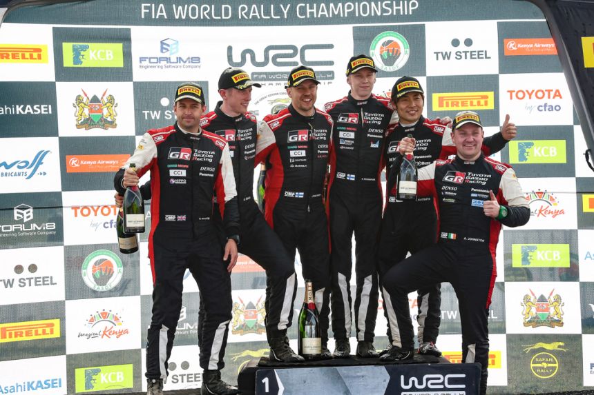 Toyota repeats 1-2-3-4 Safari Rally victory after 29 years image