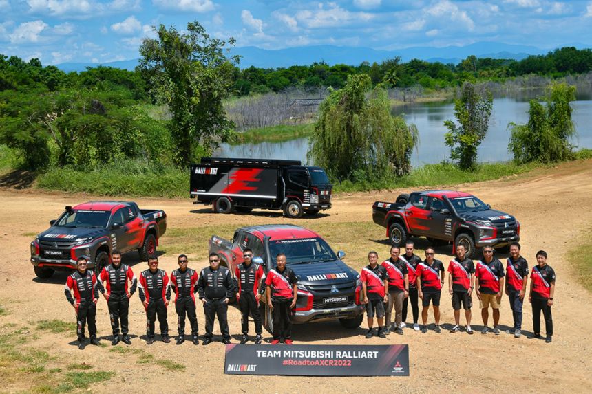 Mitsubishi Ralliart reveals team and driver lineup for AXCR 2022 image