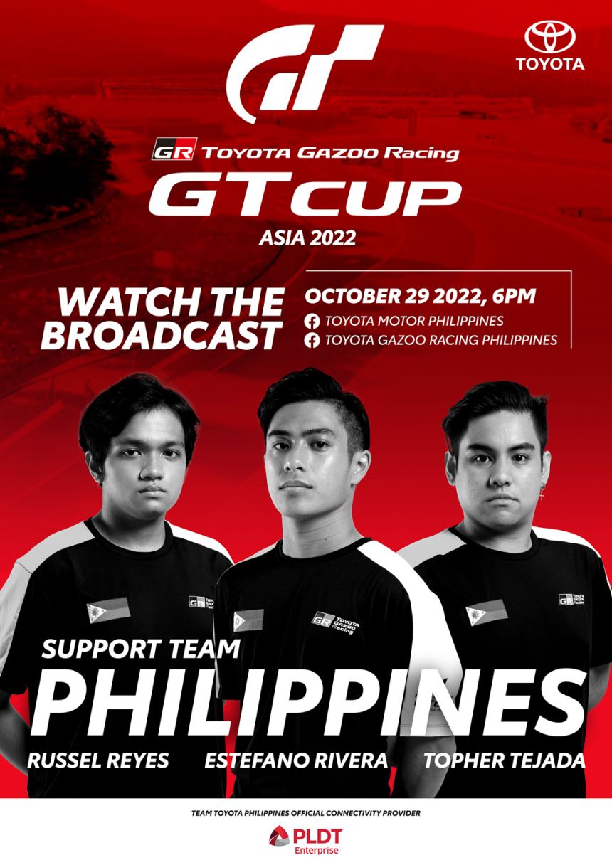 These PH gamers will race at 2022 Toyota GR GT Cup Asia Regionals image