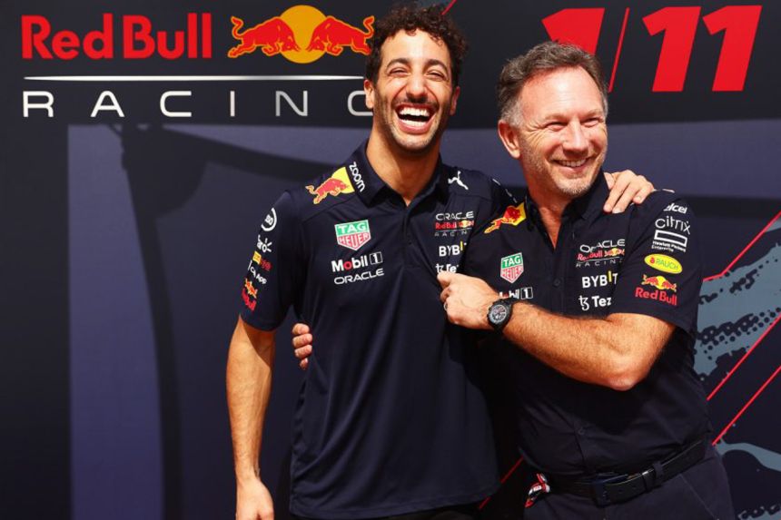 Daniel Ricciardo comes home to Red Bull Racing image