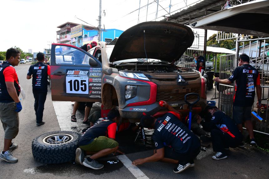 Mitsubishi relaunches Ralliart team; leads 2022 AXCR after 2 days image