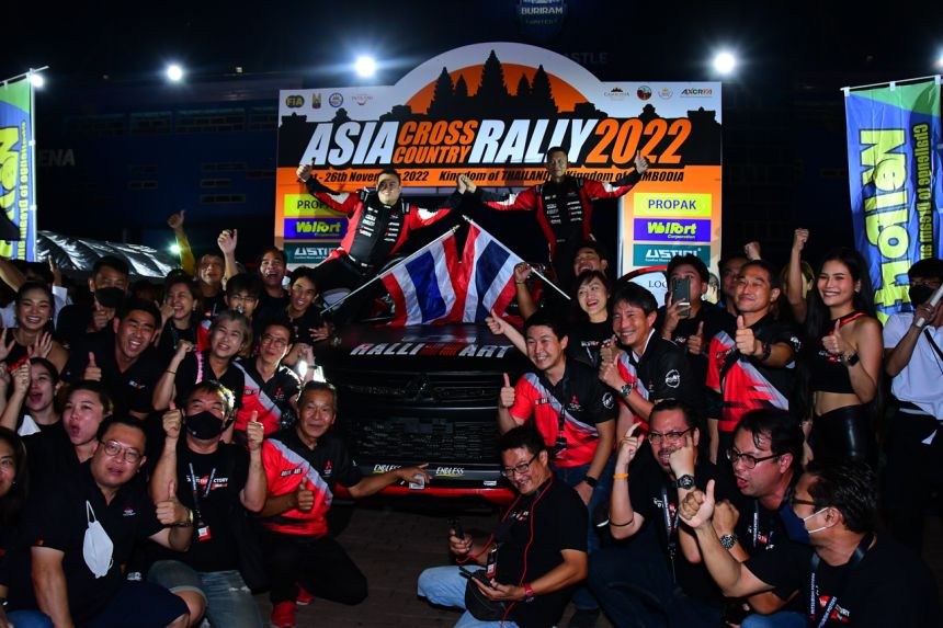 Mitsubishi relaunches Ralliart team; leads 2022 AXCR after 2 days image