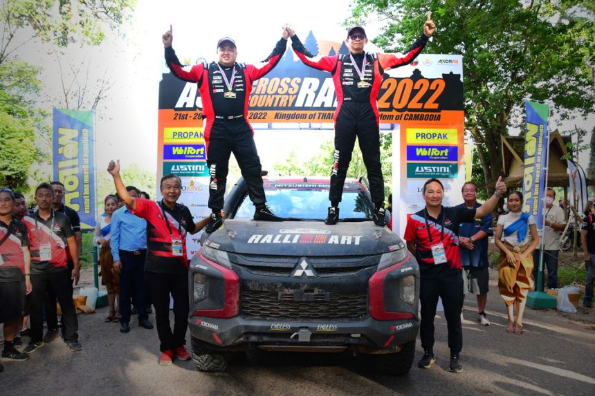 Comeback is Real: Mitsubishi Ralliart wins AXCR 2022 image