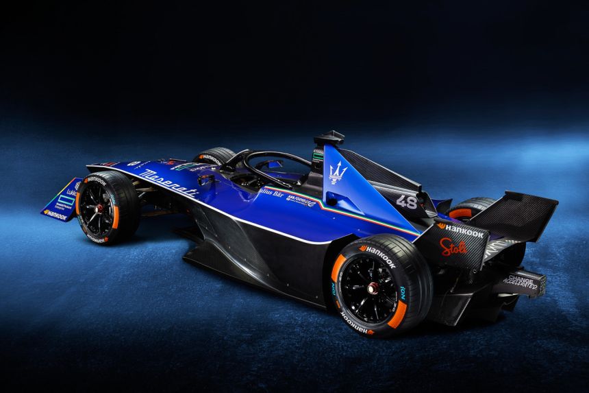 Tipo Folgore is Maserati's Formula E race car image
