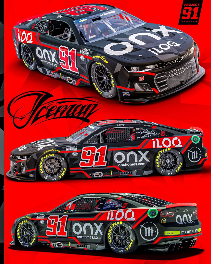 Kimi R&auml;ikk&ouml;nen is coming back to COTA... in a NASCAR image