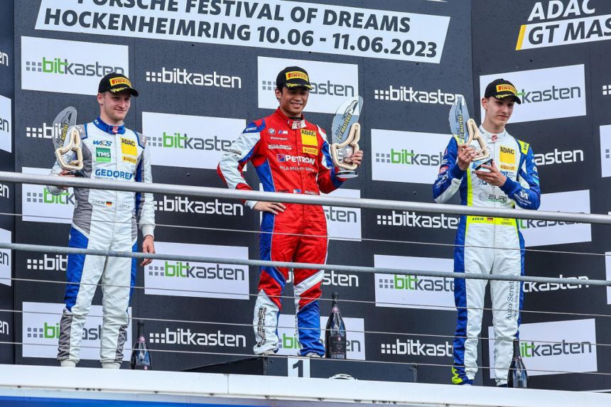 Strong results for Eduardo Coseteng at 2023 ADAC GT Masters Round 1 image