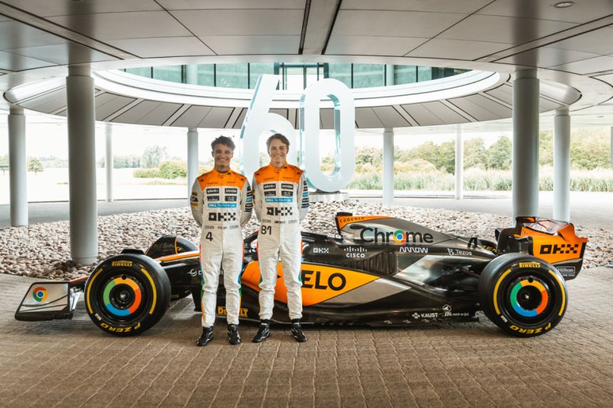 McLaren brings back chrome for British Grand Prix image