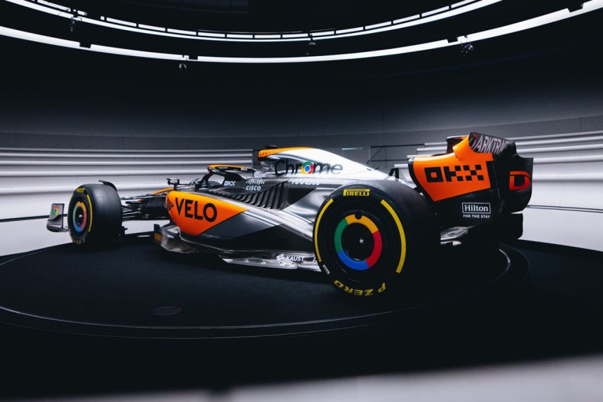 McLaren brings back chrome for British Grand Prix image