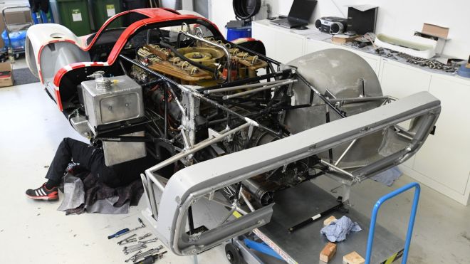 This is how Porsche is restoring the first 917 race car image
