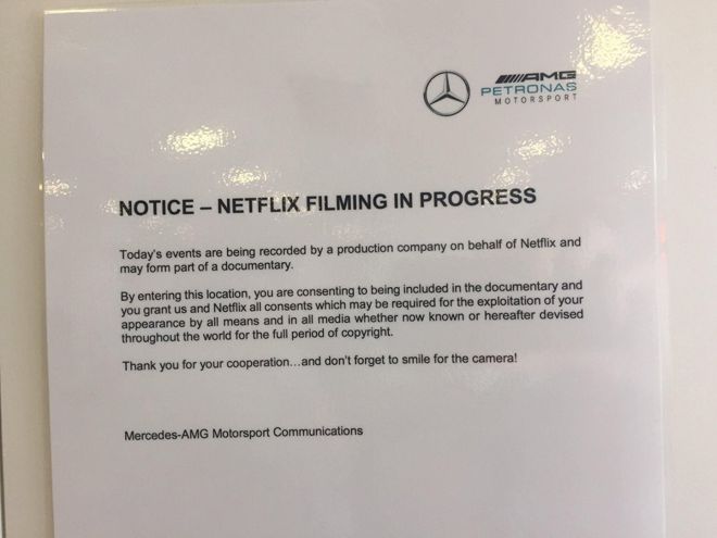 Netflix just filmed Mercedes-AMG with the pants down at the German GP image