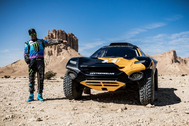 Ken Block takes to Dakar in an Electric Offroad Racer image