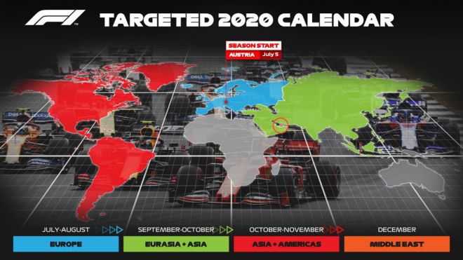 Formula One green-lit to start with 2020 Austrian GP in July image