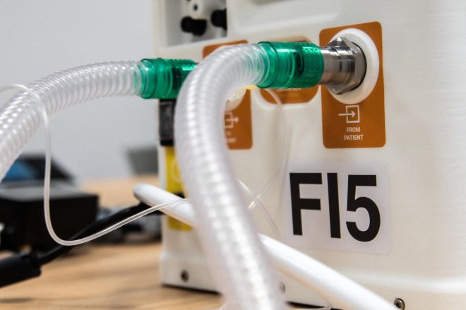 Scuderia Ferrari just came up with their own medical ventilator image