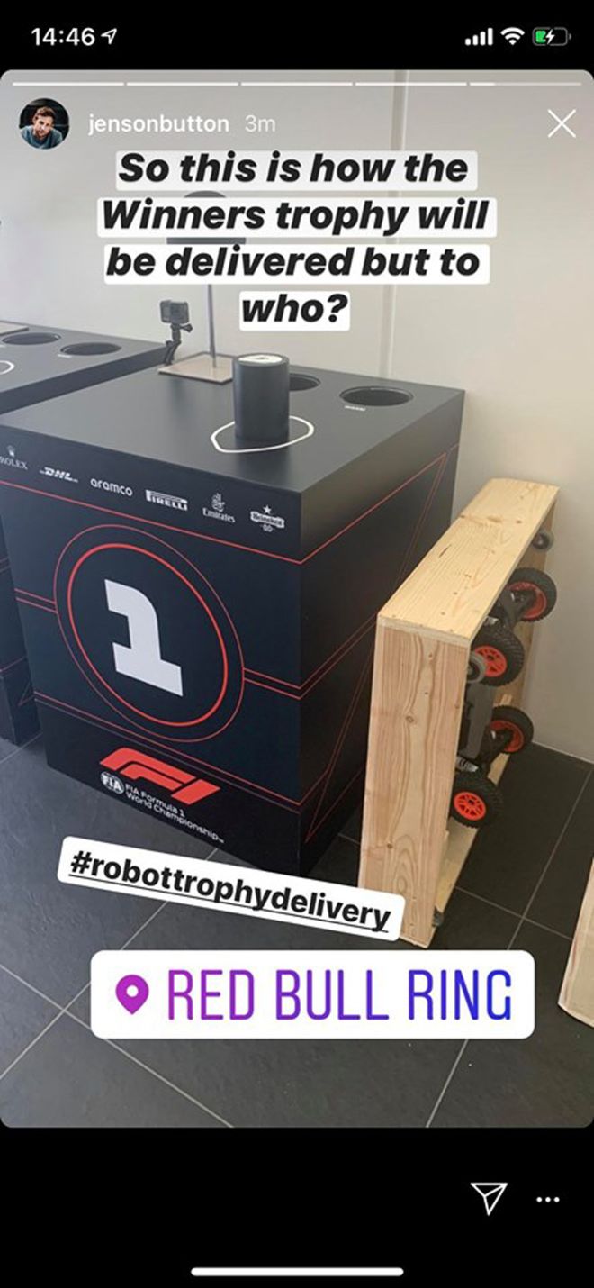 This is how F1 trophies are delivered this 2020 season image