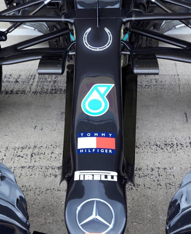 This is why Mercedes&rsquo; F1 car has a new horseshoe emblem image