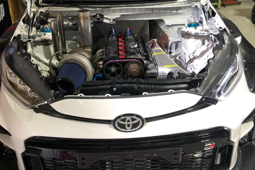 This widebody 2JZ-swapped Toyota GR Yaris is built to drift image