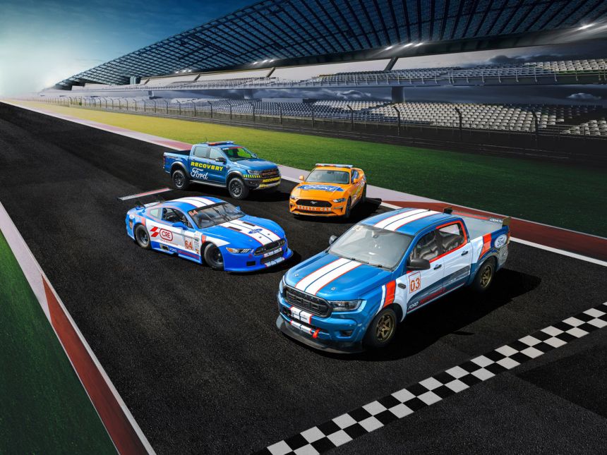 Ford Thailand built this Ranger pick-up truck to go racing image