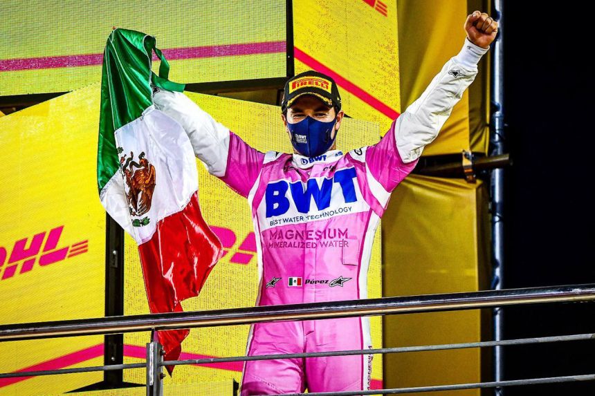 Sergio Perez waited nine years for his first win image