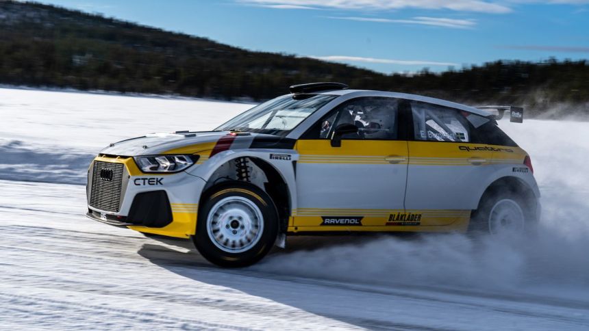 An Audi will be competing in WRC again image