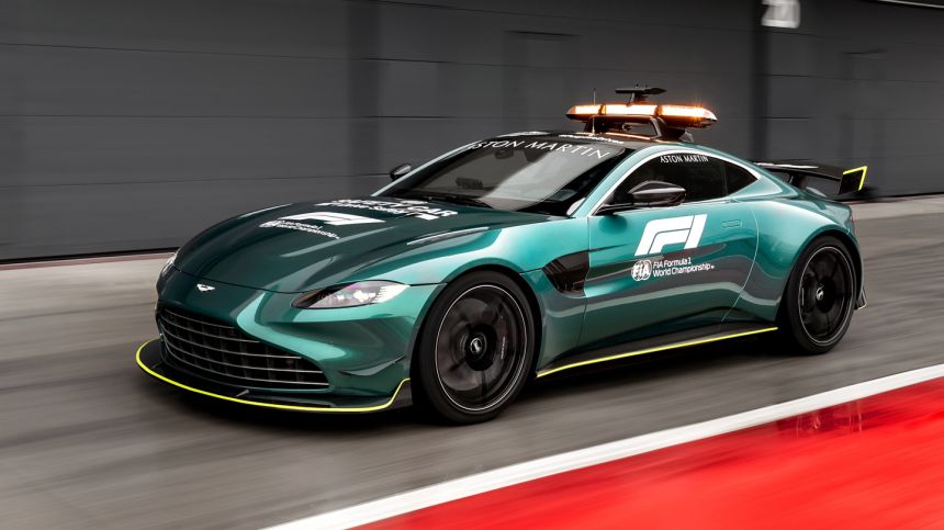 Aston Martin to lead F1 this season...as official safety car image