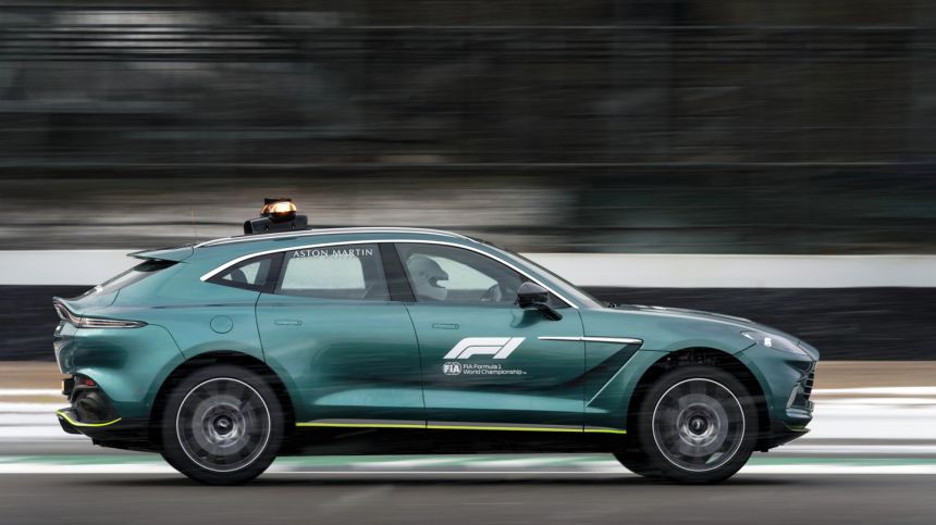 Aston Martin to lead F1 this season...as official safety car image