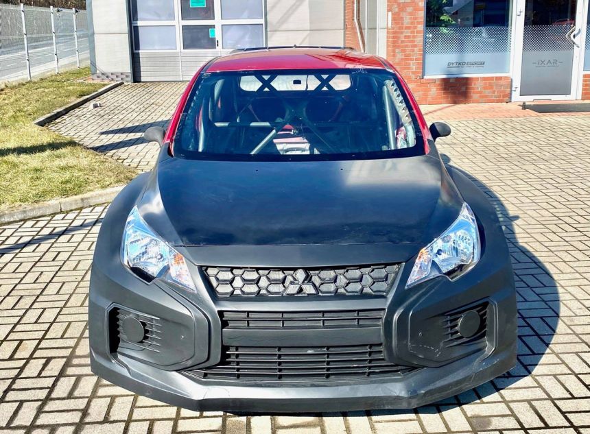 This Mitsubishi Mirage rally car is properly badass image