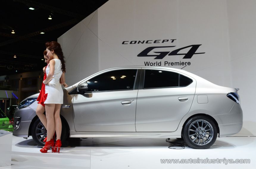 BIMS 2013: Mitsubishi Concept G4 to preview Mirage sedan image