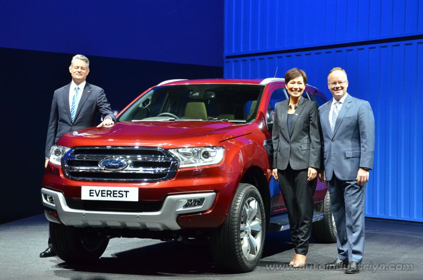 Bangkok 2015: Ford reveals new generation Everest in ASEAN image