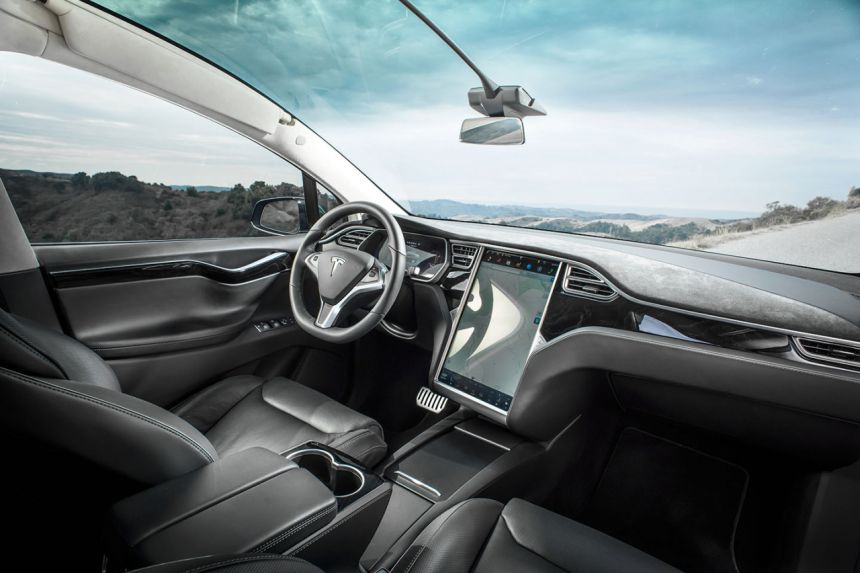 Tesla Model X makes world debut image